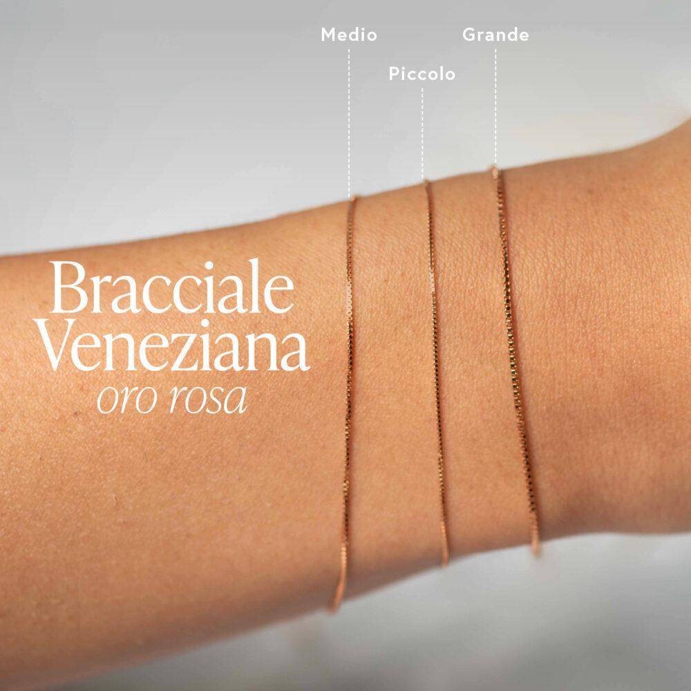 Bracciale Saldato Veneziana Oro 18kt - immagine 9