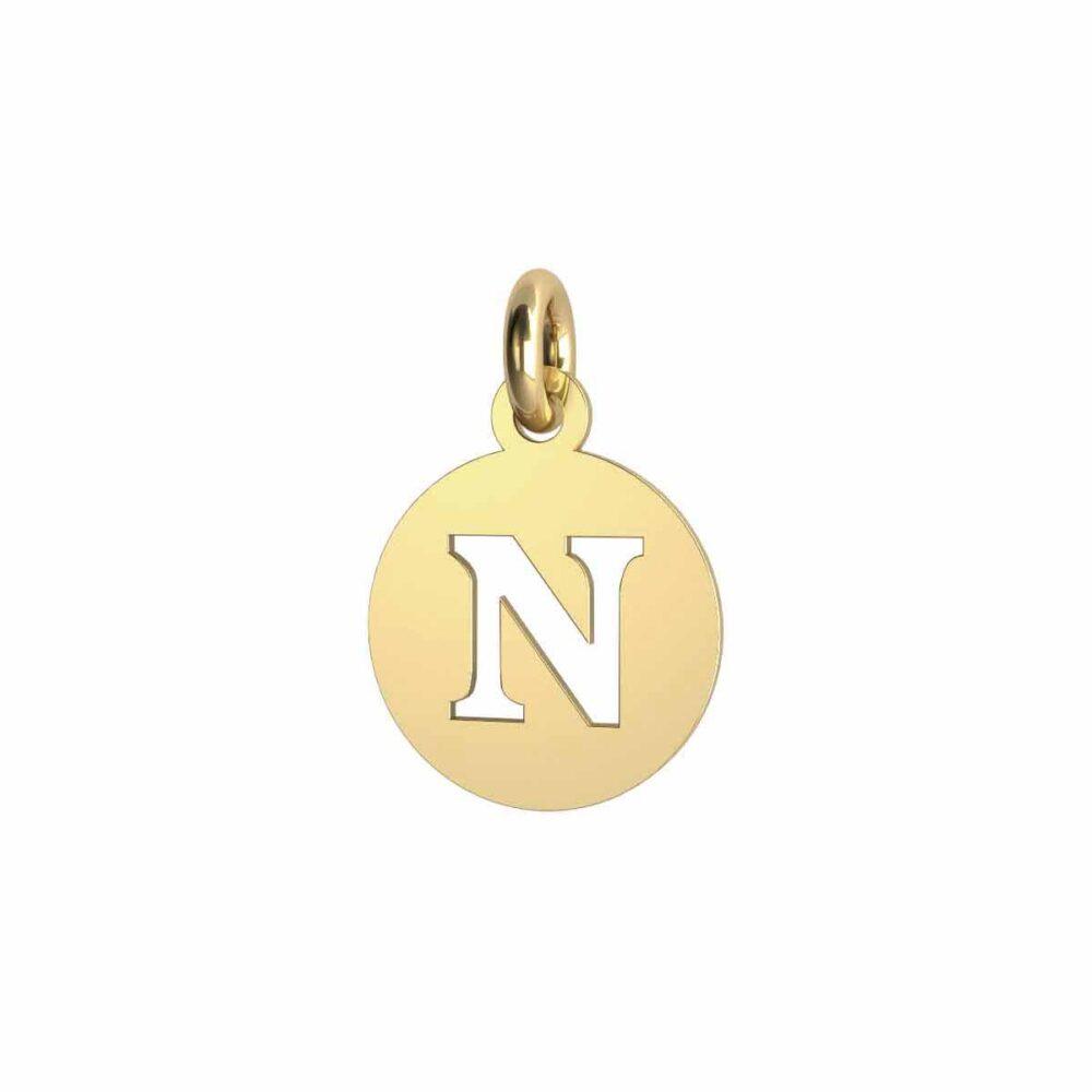 Charm Lettera Tonda - N