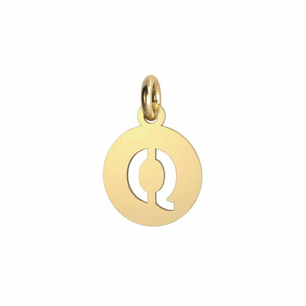 Charm Lettera Tonda - Q