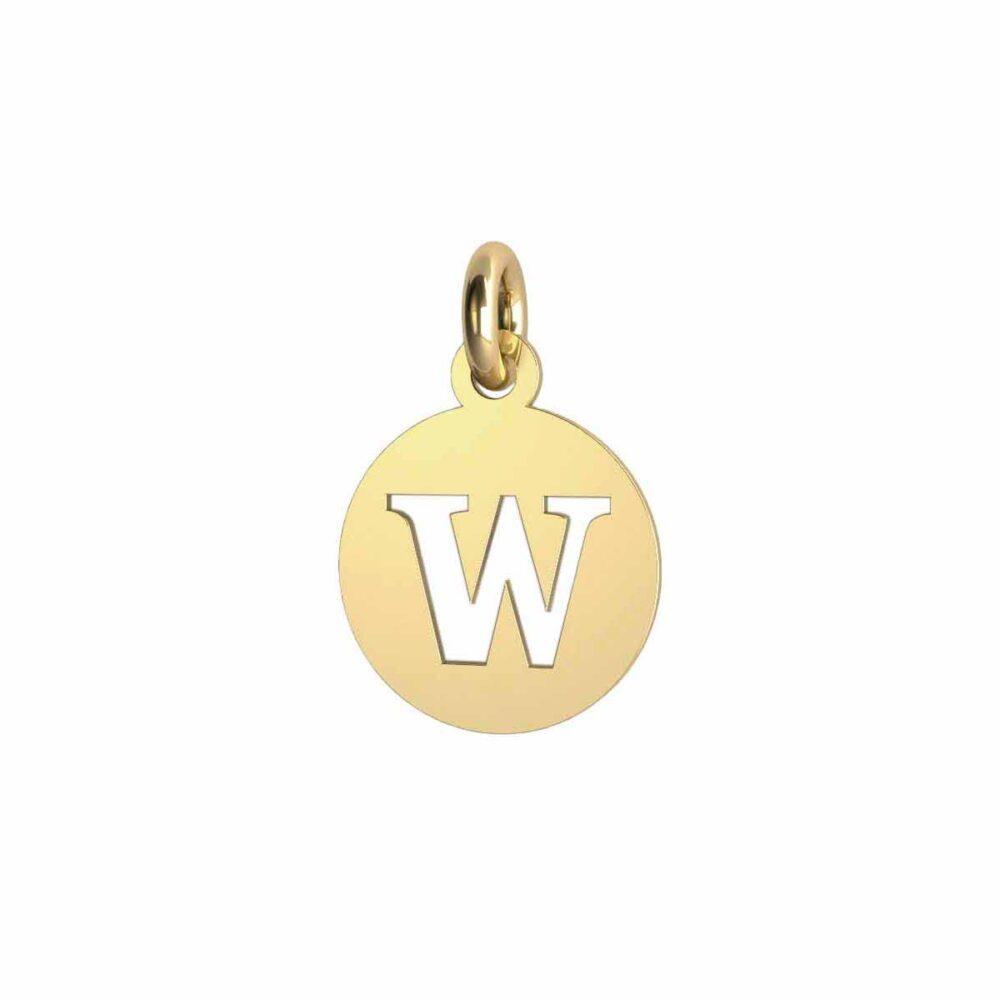 Charm Lettera Tonda - W