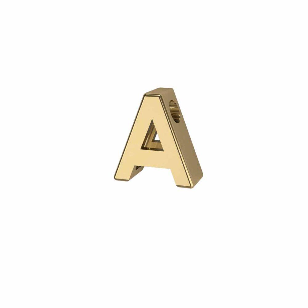 Charm Lettera 3D - A