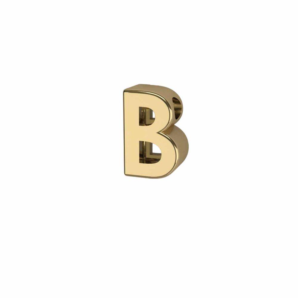 Charm Lettera 3D - B