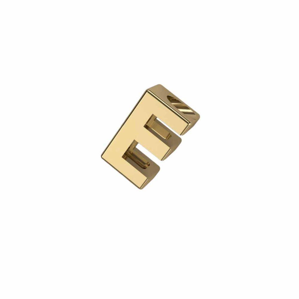 Charm Lettera 3D - E