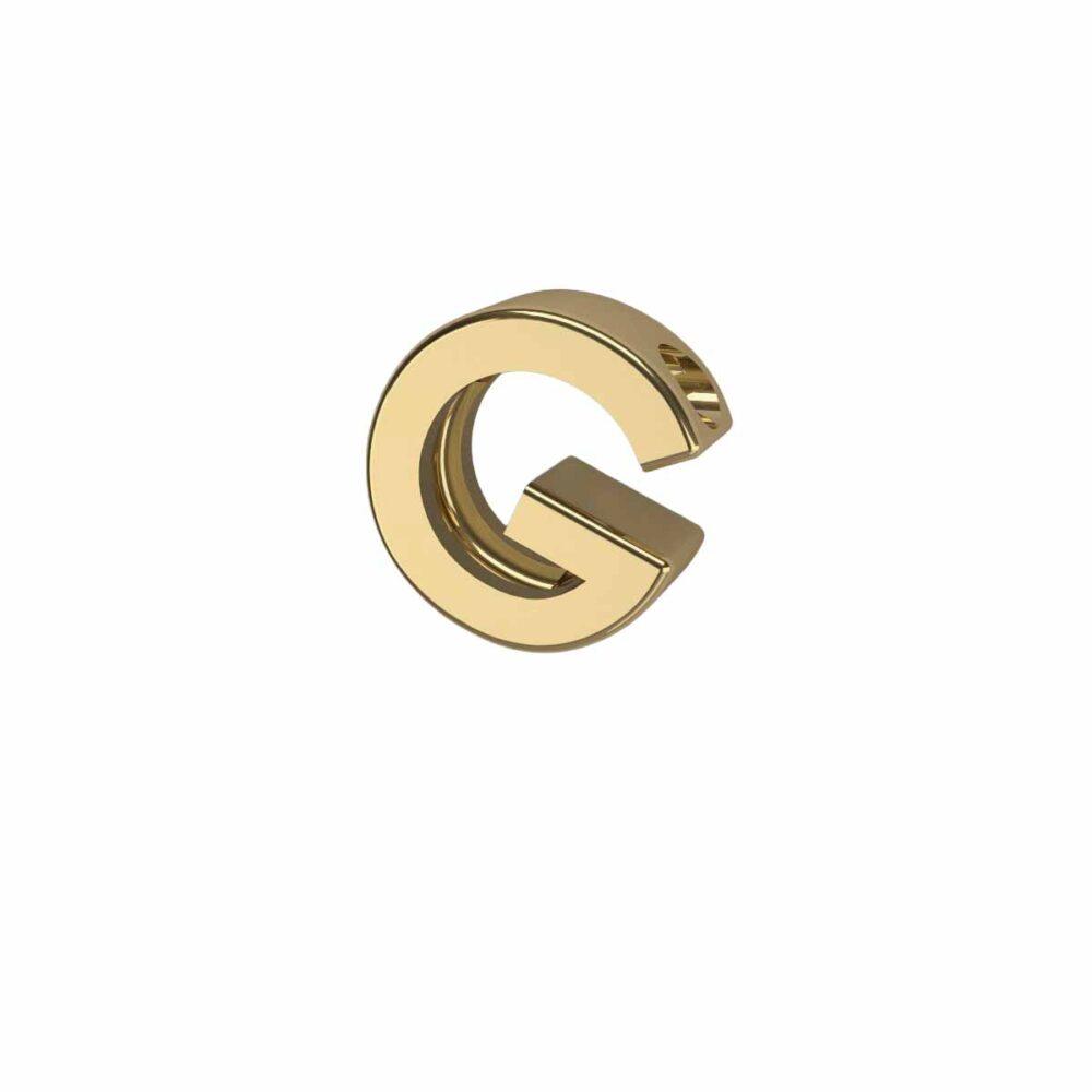 Charm Lettera 3D - G