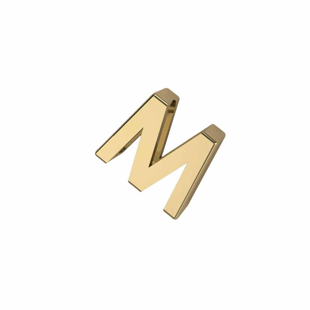 Charm Lettera 3D - M