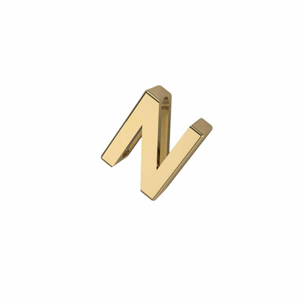 Charm Lettera 3D - N