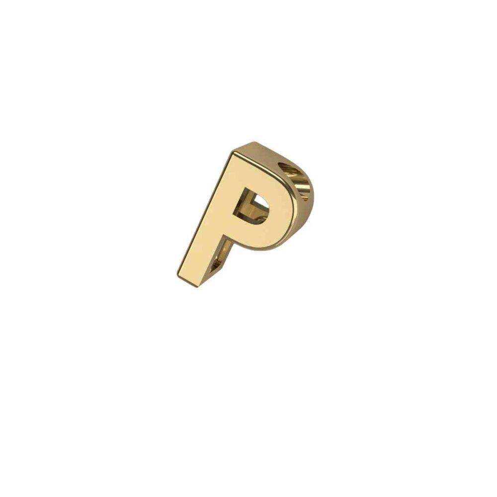 Charm Lettera 3D - P