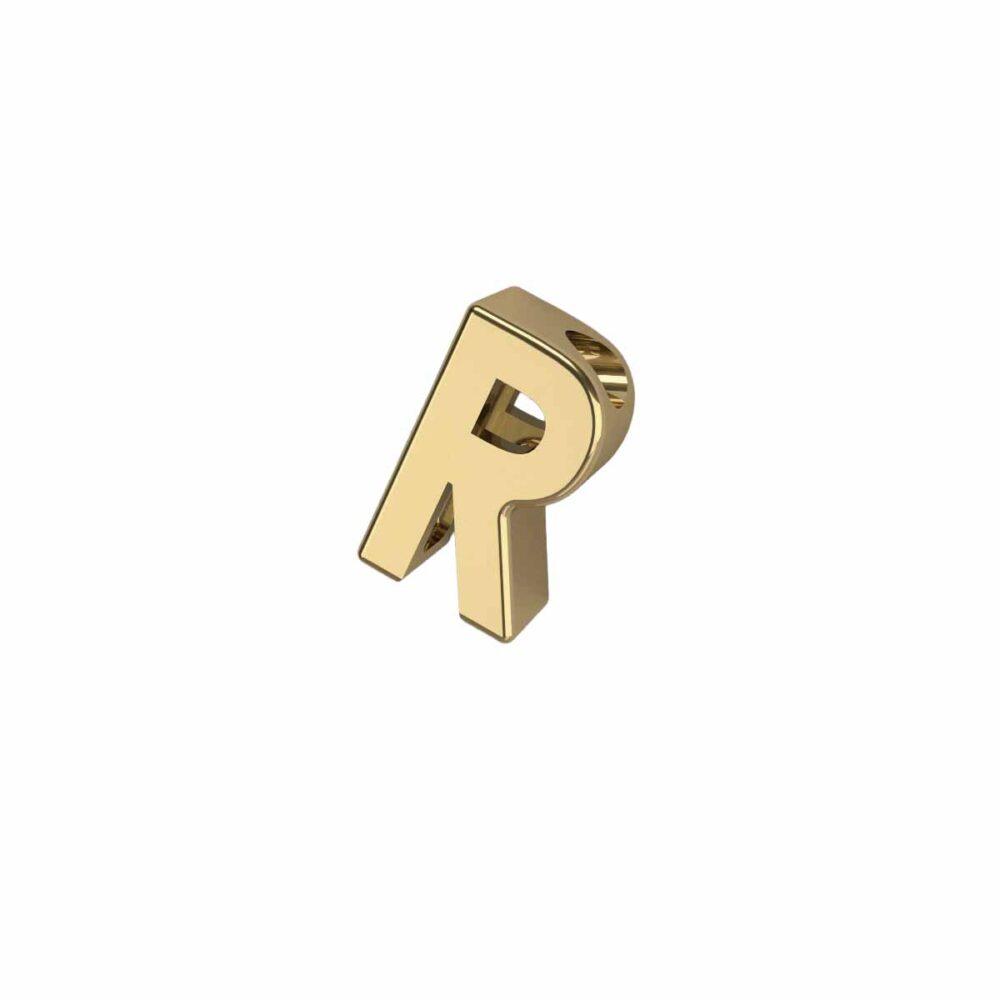 Charm Lettera 3D - R
