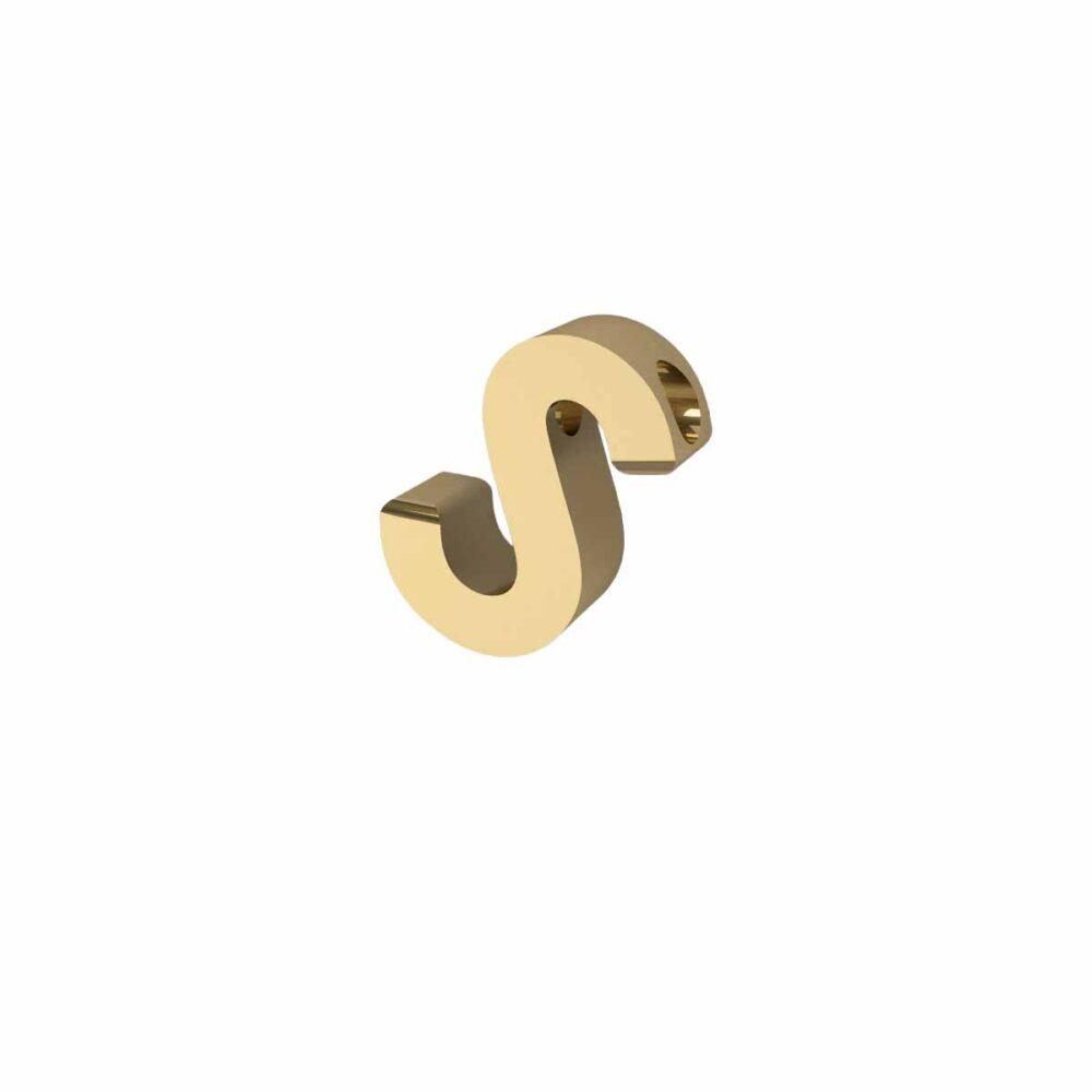 Charm Lettera 3D - S