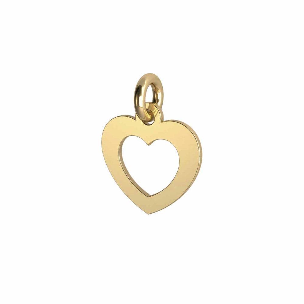 Charm Cuore traforato