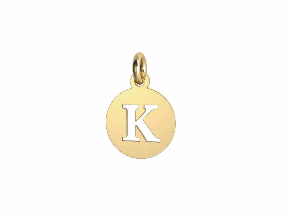 Charm Lettera Tonda - K