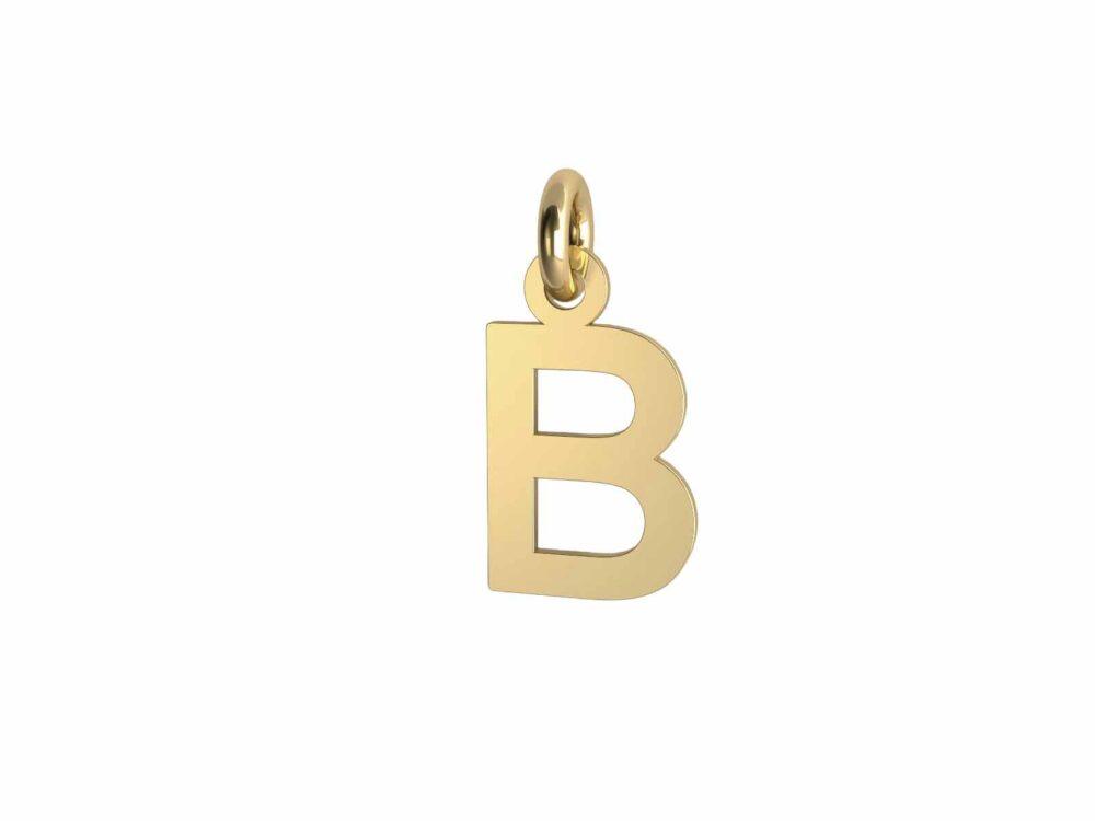 Charm Lettera Lastra - B