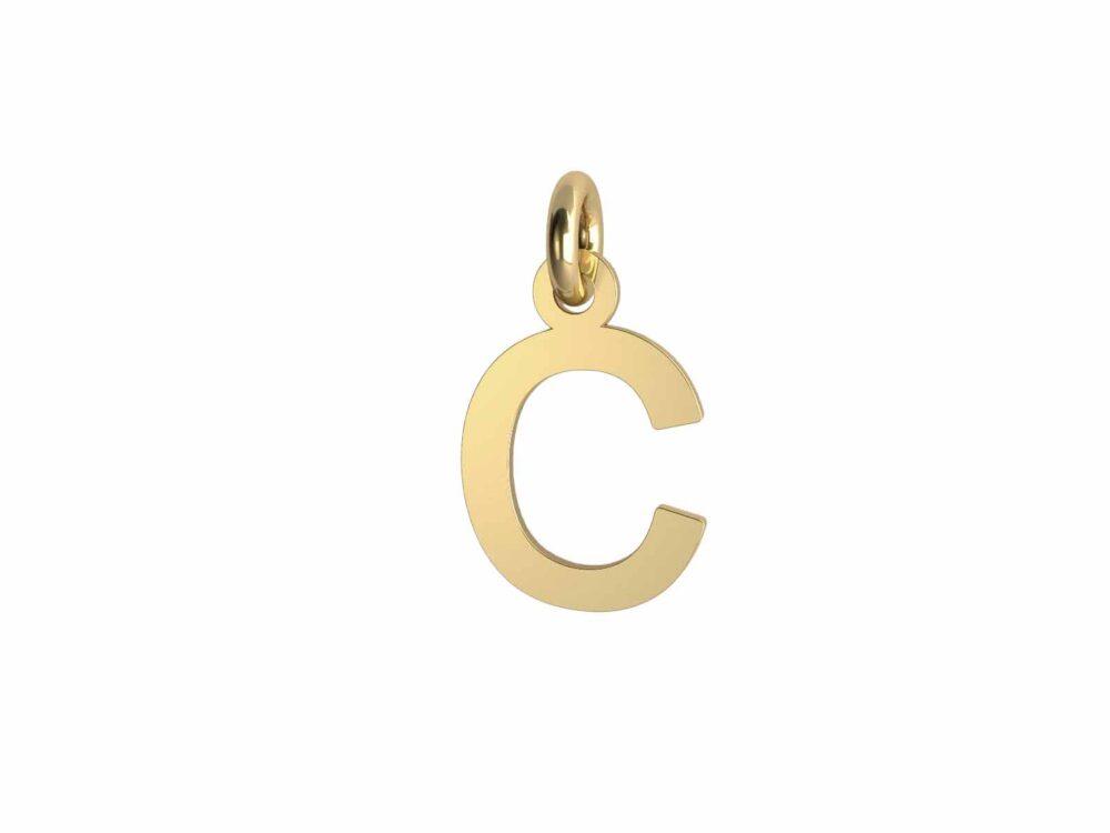 Charm Lettera Lastra - C