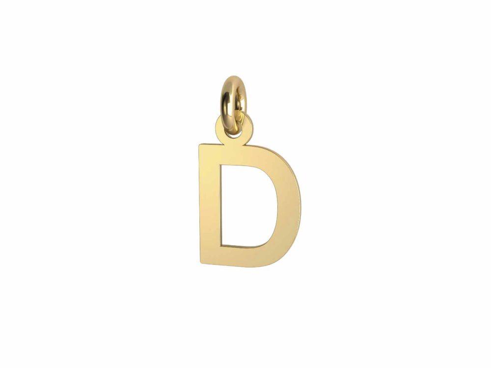 Charm Lettera Lastra - D