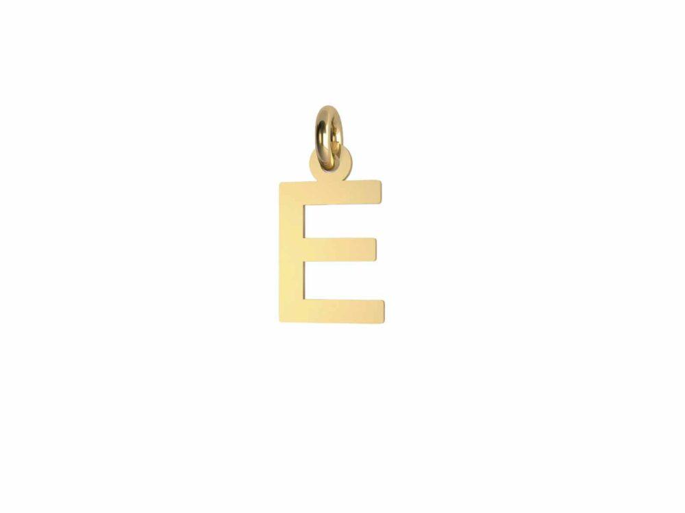 Charm Lettera Lastra - E