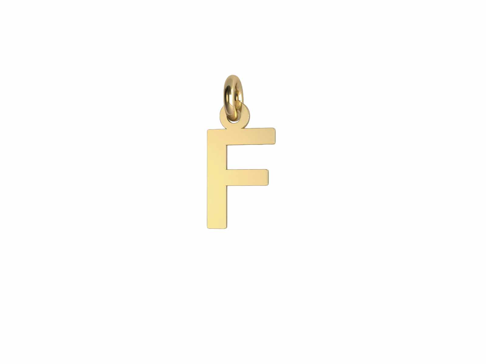 Charm Lettera Lastra - F