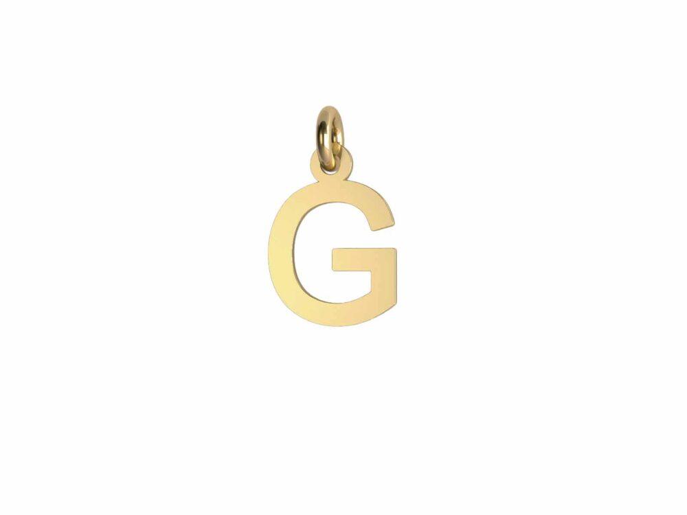 Charm Lettera Lastra - G