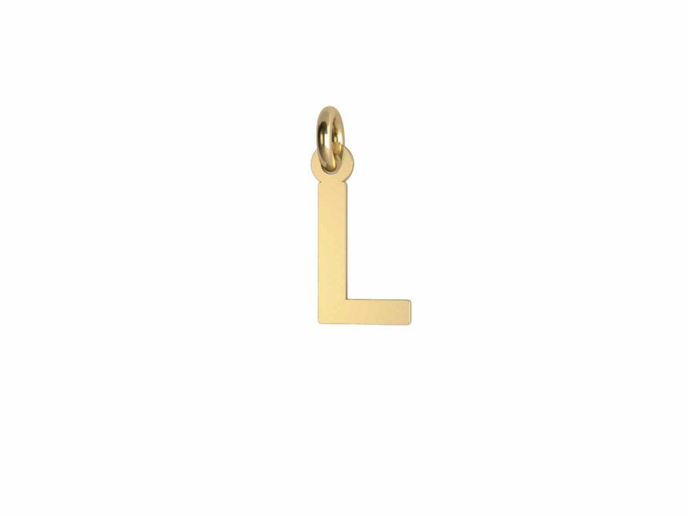 Charm Lettera Lastra - L