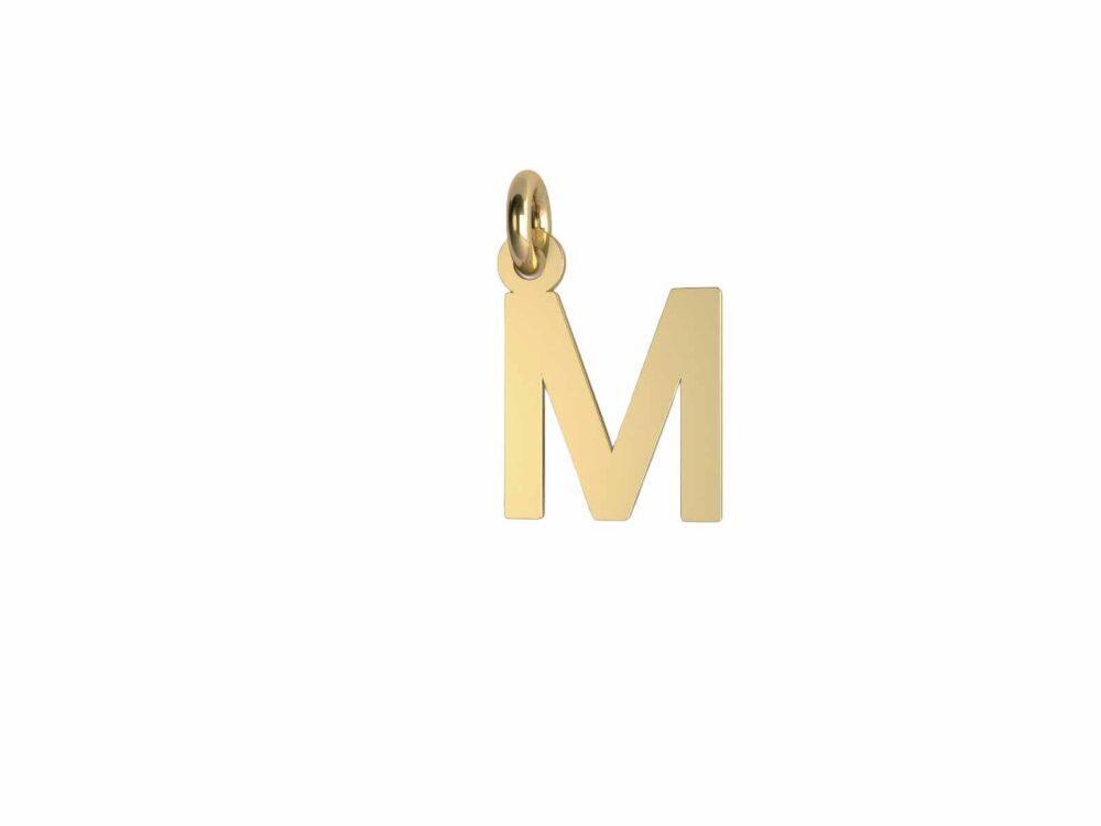 Charm Lettera Lastra - M