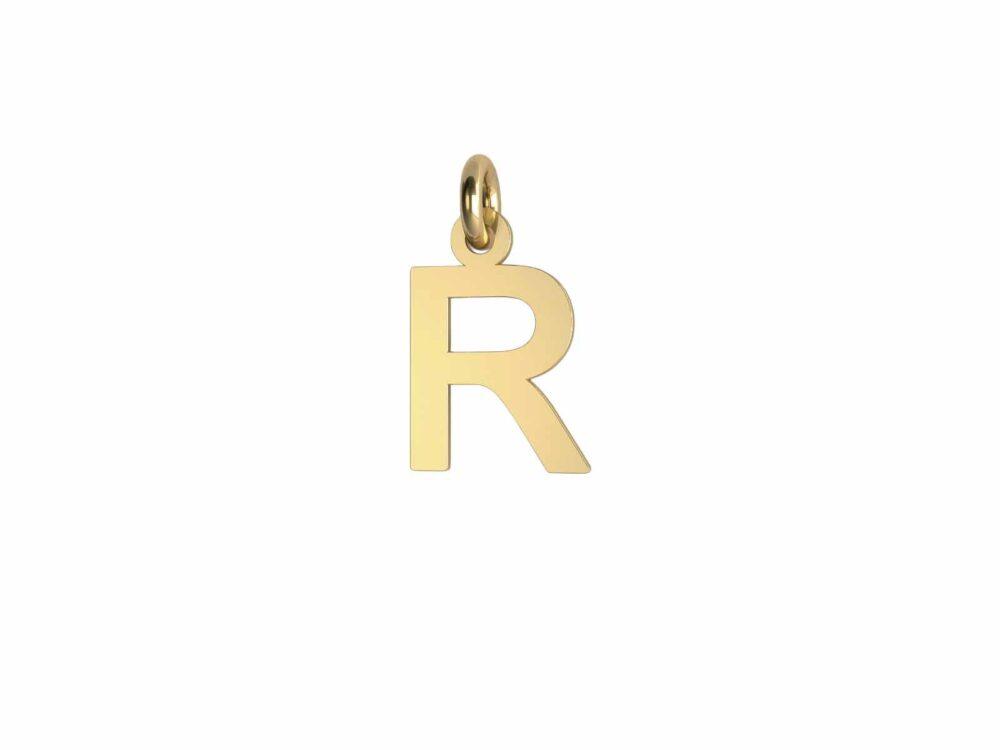 Charm Lettera Lastra - R