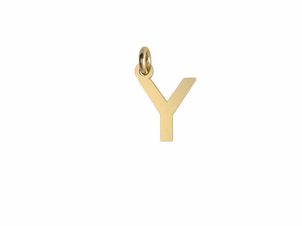 Charm Lettera Lastra - Y