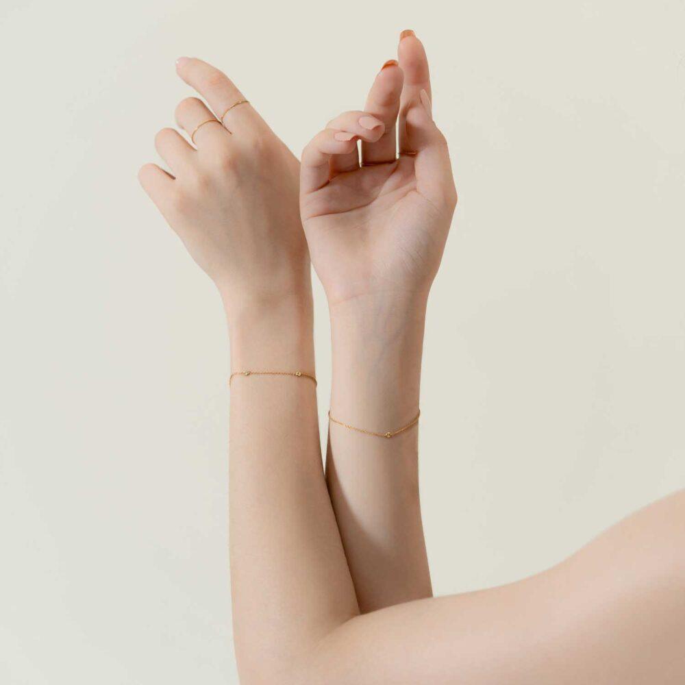 Bracciale Tropea Oro 18kt con 3 cipolline - immagine 4