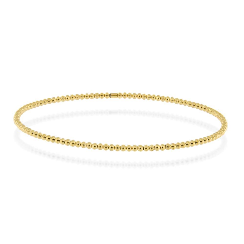 Bracciale Saldato semirigido Atena Sfere Titanio e Oro 18kt