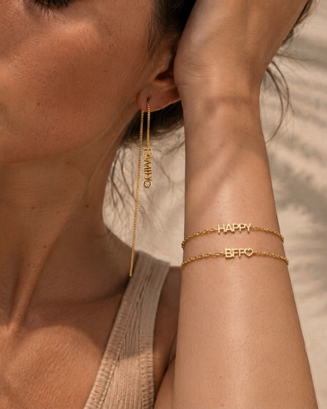 Bracciale Saldato in Oro 18kt con Charms 3D - immagine 2